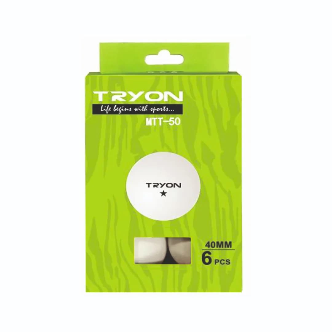 MASA TENİS TOP 6 LI 1 YILDIZ BEYAZ MTT-50