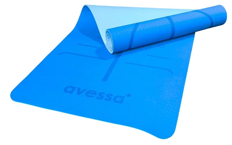 AVESSA TPE-20 ÇİFT RENK PLATES MİNDERİ TPE MAVİ 183*61*0,6 CM