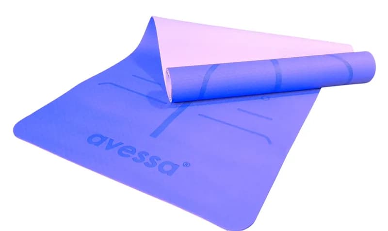 AVESSA TPE-50 ÇİFT RENK PLATES MİNDERİ TPE MOR 183*61*0,6 CM
