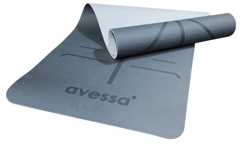 AVESSA TPE-10 ÇİFT RENK PLATES MİNDERİ TPE SİYAH 183*61*0,6 CM